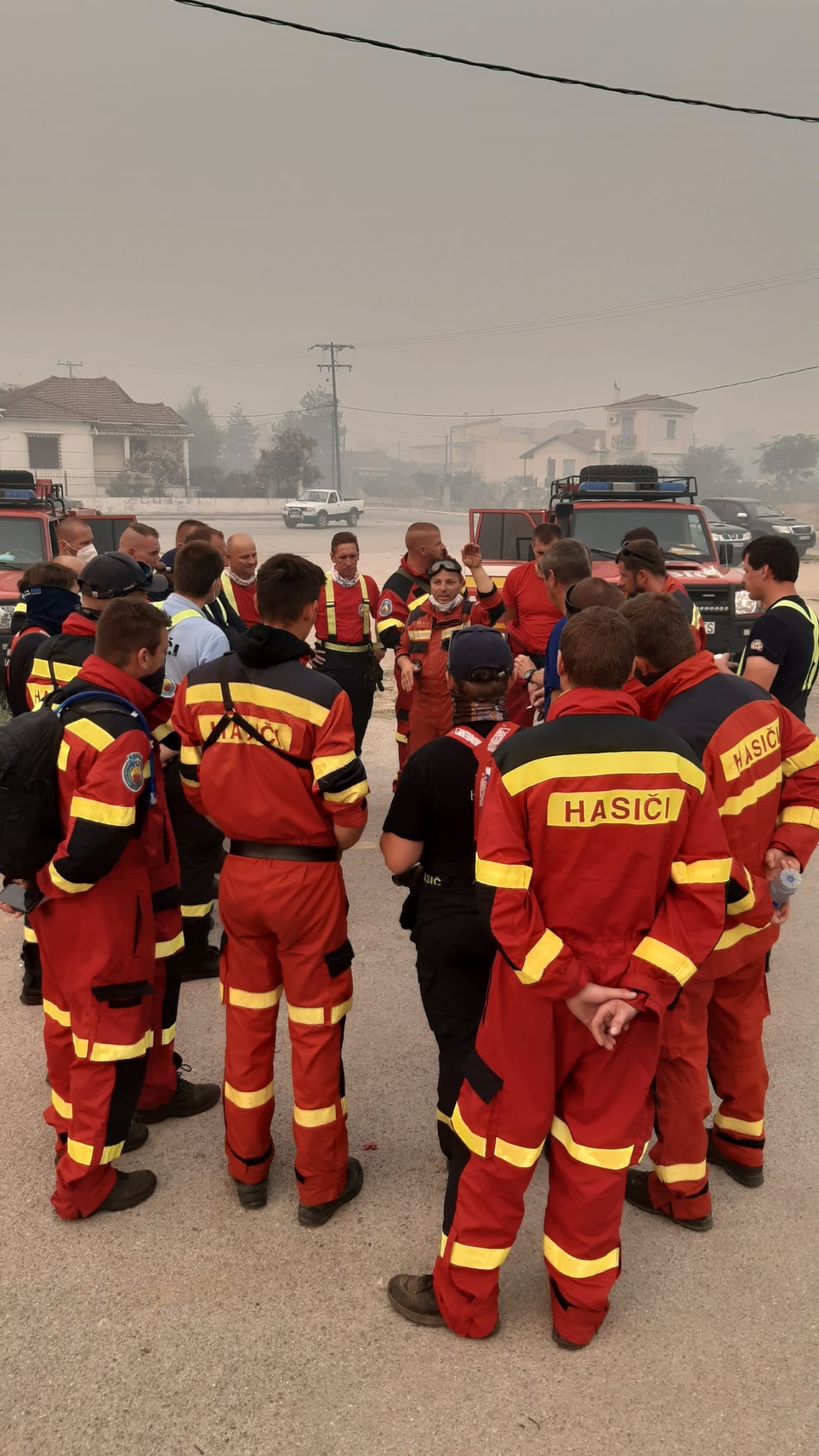 Slovenskí hasiči na ostrove Evia